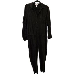 Bella Dahl Black Waist Cinche Romper Sz L